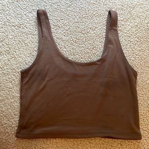 basic brown tank